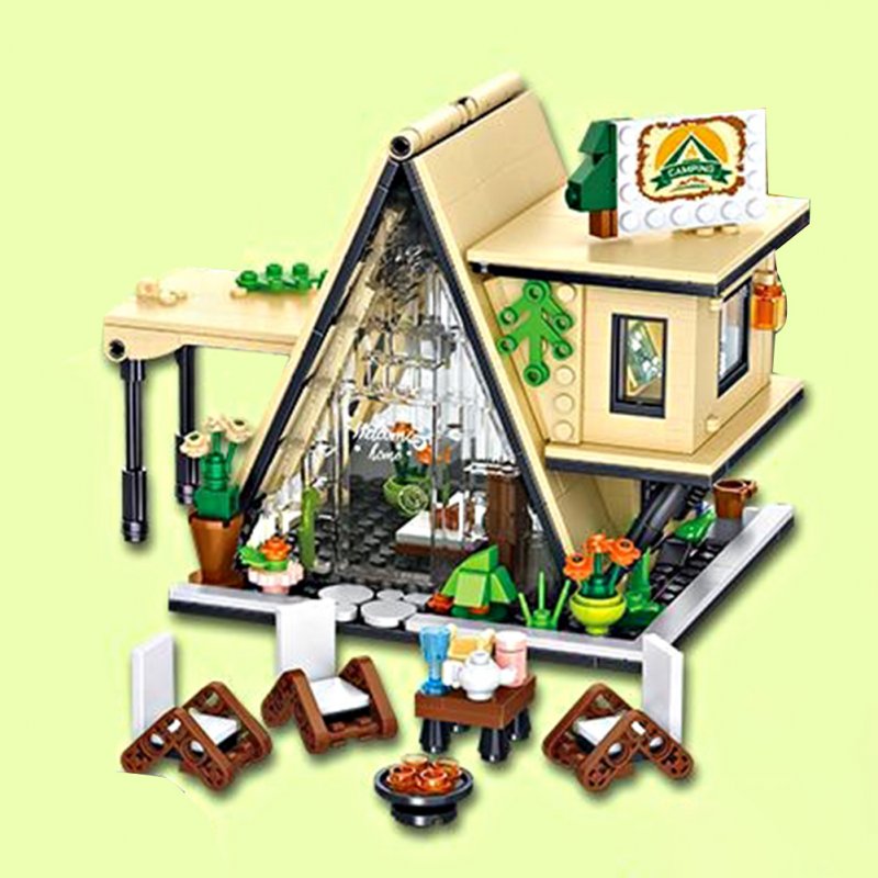 Creative City Street View Shop Building Blocks Toys House Architecture Puzzle Figures Bricks Toys For Kids 