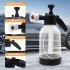 2L Pump Foam Sprayer Hand Pressurized Foaming Pump Sprayer Fan shaped 60   Spray Angle High Pressure Transparent 0 5 Gallon Soap Sprayer For Car Detailing 2L tra