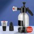 2L Pump Foam Sprayer Hand Pressurized Foaming Pump Sprayer Fan shaped 60   Spray Angle High Pressure Transparent 0 5 Gallon Soap Sprayer For Car Detailing 2L tra