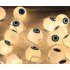 2M 10LEDs Halloween Series String Light Night Lamp for Holiday Party Garden Decoration Warm White Eyeball