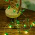 2M 20LEDs Green Cactus LED String Fairy Light for Festival Party Home Garden Decoration Green silver line