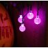 2M 20LEDs Halloween String Light for Outdoor Garden Decoration Bubble Lamp Purple Light 2 meters 20 lights