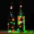 2M 20Pcs Christmas Colour Lamp Solar Wine Bottle Stopper lamp String Outdoors Waterproof Copper Wire Lamp String  color Solar 2m 20 light