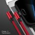 2M Type C 90 Degree Charging Cable for USB Type C Mobile Phone   Red