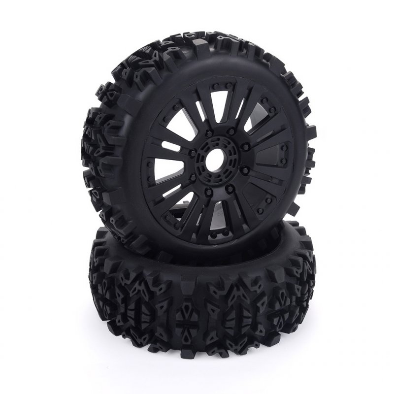 2PCS 1/8 Off-road Car Buggy Wheels Tires for Redcat Team Losi  VRX HPI Kyosho HSP None_2pcs