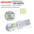 2PCS 12V W5W 194 T10 3030 10 SMD LED Bulb Pathway Door Side marker Instrument Clearance Lights  Yellow light