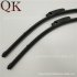 2PCS 22 Inch   22 Inch Car Rubber Window Windshield Wiper Blade for 2004 2008 Audi A4  1997 2005 A6 black