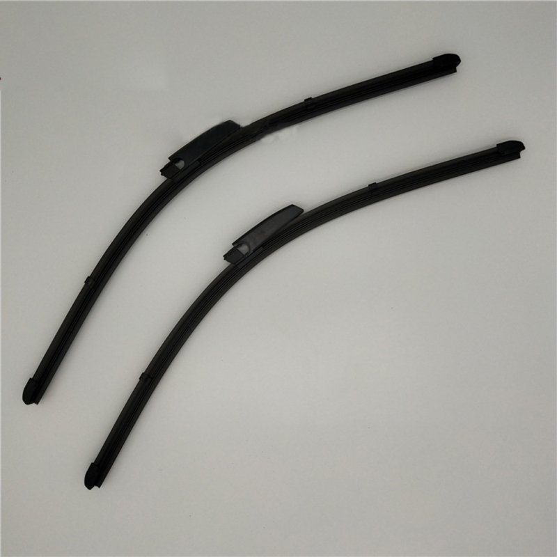 2PCS 22 Inch + 22 Inch Car Rubber Window Windshield Wiper Blade for 2004-2008 Audi A4  1997-2005 A6 black