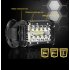 2PCS 4  60W Upgraded LED Work Light Bar Highlight Spotlights Suv Overhead Lights 4 inches