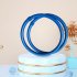 2PCS Arm Hoops Mini Weight Loss Tire Set Lightweight Arm Hoops Fitness Accessories For Yoga Exercise blue