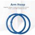 2PCS Arm Hoops Mini Weight Loss Tire Set Lightweight Arm Hoops Fitness Accessories For Yoga Exercise pink