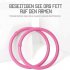 2PCS Arm Hoops Mini Weight Loss Tire Set Lightweight Arm Hoops Fitness Accessories For Yoga Exercise pink