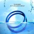 2PCS Arm Hoops Mini Weight Loss Tire Set Lightweight Arm Hoops Fitness Accessories For Yoga Exercise blue