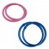 2PCS Arm Hoops Mini Weight Loss Tire Set Lightweight Arm Hoops Fitness Accessories For Yoga Exercise pink