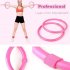 2PCS Arm Hoops Mini Weight Loss Tire Set Lightweight Arm Hoops Fitness Accessories For Yoga Exercise pink