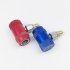 2PCS Auto AC R1234yf Quick Couplers Adapters Conversion Kit With Manual Red blue
