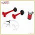 2PCS Car Air Horn Air Sound Signal Beep For Car 12V Loud Electric Horn Sound Speakers For Cars red