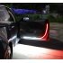 2PCS Car Door Decoration Light Strips Car Styling Strobe Flashing Light Safety 12V LED Opening Warning LED Lamp Strip Waterproof  White red light