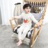2PCS Children s Cute Cartoon Face Cotton Sleepwear Long Sleeve Top Trousers for Home  Pink cat 65 yards