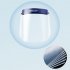 2PCS Full Face Masks Anti droplets Anti fog Dust proof Face Shield Protective Cover Transparent Face Eyes Protector Safety Mask Transparent