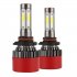 2PCS H4 H7 H11 9005 9006 LED Headlight Bulb 280W 28000LM DOB Headlight Lamp