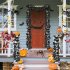2PCS Halloween Maple Leaf Garland With 4pcs Hook Artificial Hanging Floral Garlands Fall Leave Vines For Christmas Thanksgiving Decor black