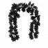 2PCS Halloween Maple Leaf Garland With 4pcs Hook Artificial Hanging Floral Garlands Fall Leave Vines For Christmas Thanksgiving Decor black