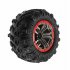 2PCS Hub Wheel Rim   Tires for Xinlehong 9125 1 10 2 4G 4WD RC Car Parts No 25 ZJ02 2PCS