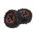 2PCS Hub Wheel Rim   Tires for Xinlehong 9125 1 10 2 4G 4WD RC Car Parts No 25 ZJ02 2PCS