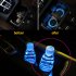2PCS LED Car Colorful Water Cup Mat Lights Seat Trim Accessories Decoration Lamp Colorful Neutral without logo