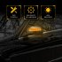 2PCS LED Side Mirror Indicator Turn Signal Lights LED Flowing Yellow W164ml Marker Lights for C Class W204 2008 2011
