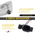 2PCS LED Side Mirror Indicator Turn Signal Lights LED Flowing Yellow W164ml Marker Lights for C Class W204 2008 2011