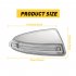 2PCS LED Side Mirror Indicator Turn Signal Lights LED Flowing Yellow W164ml Marker Lights for C Class W204 2008 2011