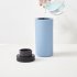 2PCS Manual Soap Dispenser 240ml Large Capacity Easy Squeeze Shampoo Shower Gel Container Blue