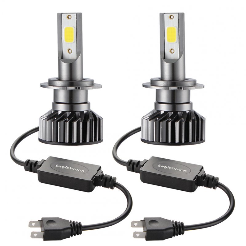 2PCS Mini Car LED Headlight Bulb H1 H7 H8/H9/H11 9005/HB3 9006/HB4 H4/HB2/9003 Hi/Lo 72W 10000LM 6000K Car Headlamp H7