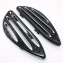 2PCS Motorcycle Foot Pegs or Gear Lever Foot Rests Pedal for  Glide Street Glide  Black and white