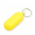 2PCS Plastic Floating Key Ring Kayak Keychain Buoyant Keyring Marine Sailing Float Keys Buckle yellow