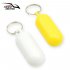2PCS Plastic Floating Key Ring Kayak Keychain Buoyant Keyring Marine Sailing Float Keys Buckle yellow