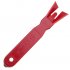 2PCS Practical Glue Shovel Scraper for Wall Corner Glass Seam Beautifying Tool  red