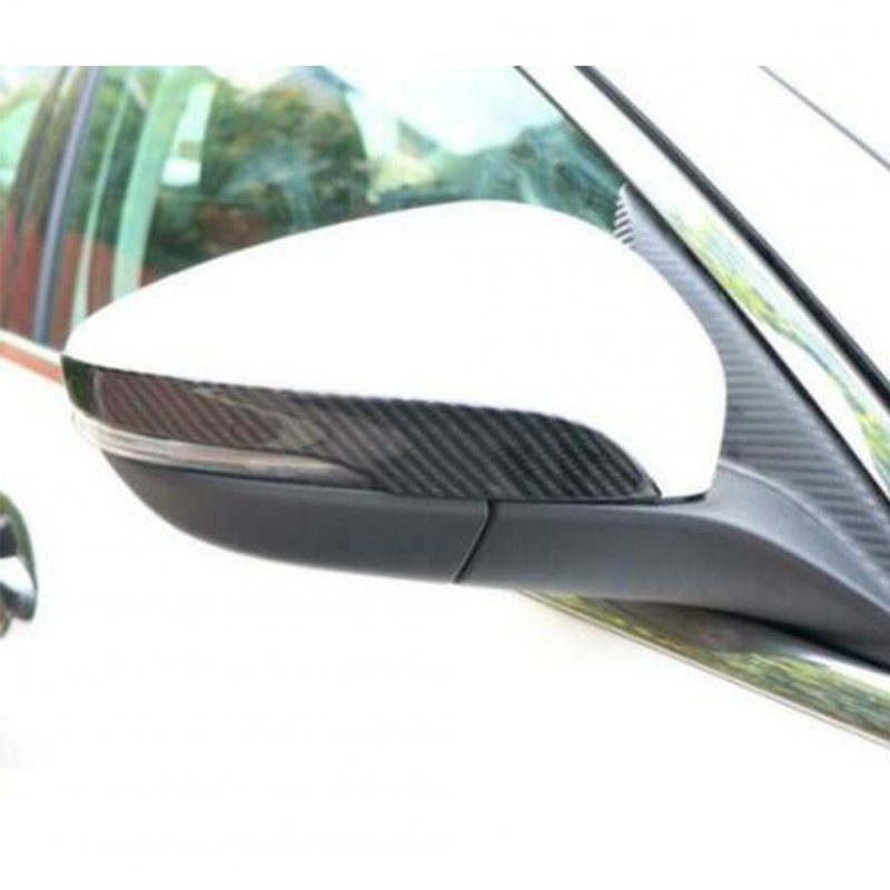 2PCS Rearview Side Mirror Anti-scratch Strip For Ford Focus 2019 Carbon fiber