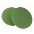 2PCS Set Portable Round Knee Pad Yoga Mats Fitness Sprot Pad Plank Gym Disc Protective Pad Cushion green 17 5cm in diameter