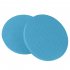 2PCS Set Portable Round Knee Pad Yoga Mats Fitness Sprot Pad Plank Gym Disc Protective Pad Cushion blue 17 5cm in diameter