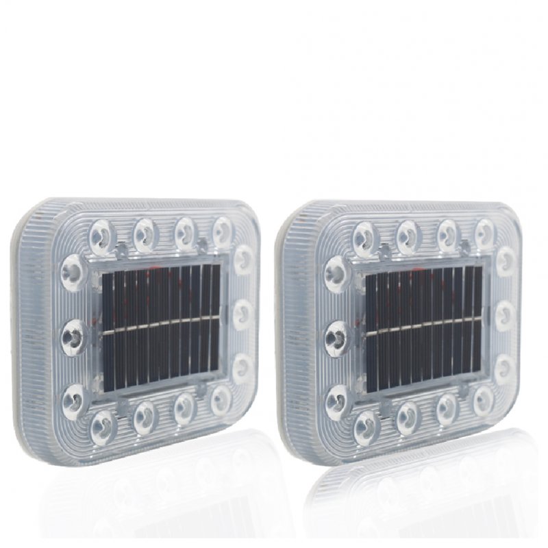2PCS Strobe Light Warning Light Taillight Truck Lamp  Seven Colors Waterproof for Magnet Switch Solar Energy Anti-Tailing Colorful
