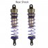 2PCS ZD Racing 7358 7359 Front Rear Oil Filled Shock Absorber for 9106s 1 10 RC Car Parts Front shock absorber