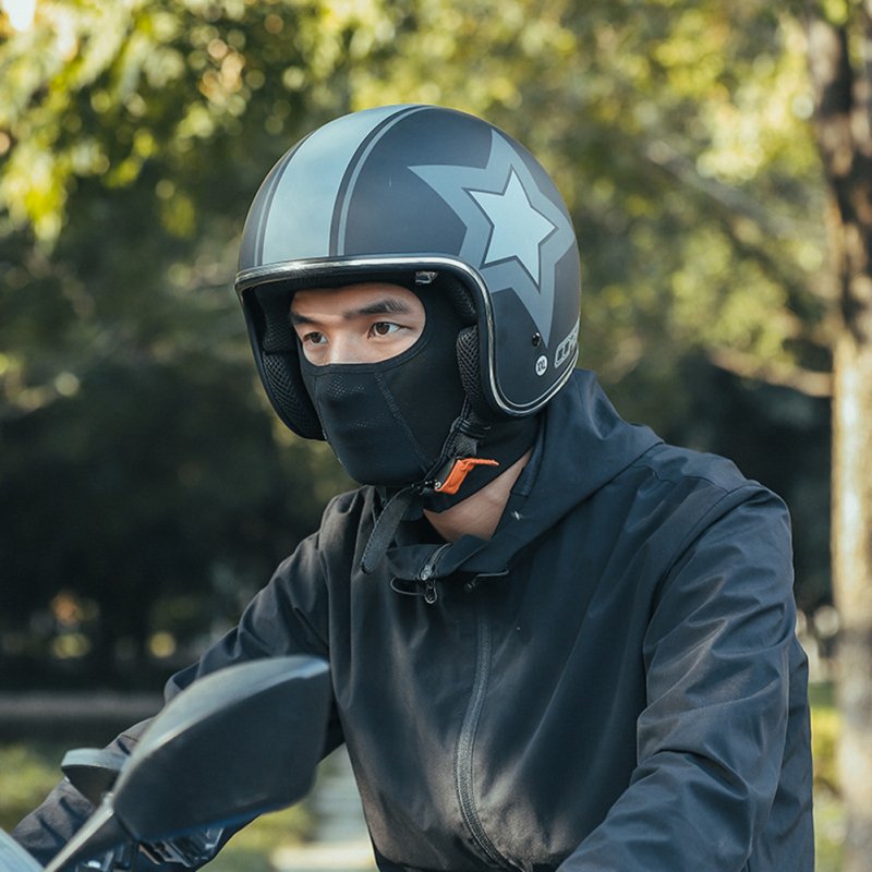 Motorcycle Full Face Mask Winter Warm Helmet For Men Women Cycling Motorbike Windproof Scarf Headgear Mask 