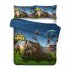 2Pcs 3Pcs 3D Cartoon Game Battle Duvet Cover Pillow Cover Bedding Set  Fortress Night 20