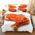 2Pcs 3Pcs Full Queen King Quilt Cover  Pillowcase 3D Digital Printing BBQ Fruit Series Beeding Set FUll