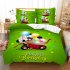 2Pcs 3Pcs Full Queen King Quilt Cover  Pillowcase Set with 3D Digital Cartoon Animal Printing for Home Bedroom King
