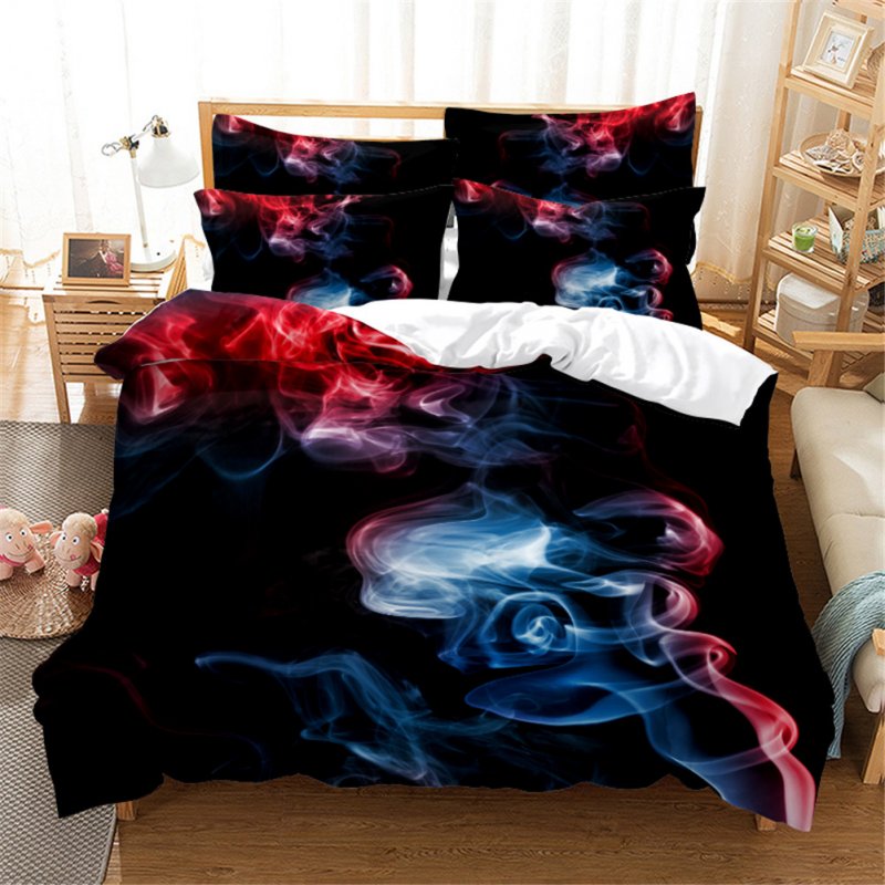 2Pcs/3Pcs Quilt Cover +Pillowcase 3D Digital Printing Dream Series Bedding Set Queen