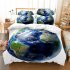 2Pcs 3Pcs Quilt Cover  Pillowcase 3D Digital Printing Starry Series Bedding Set Twin